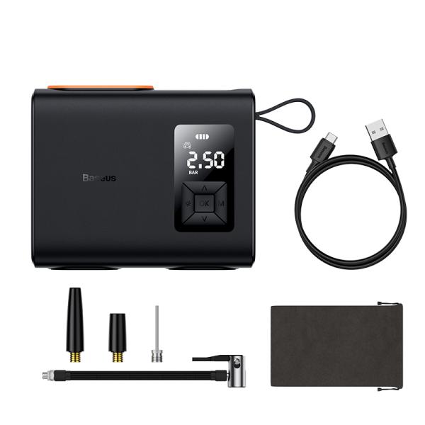 Baseus Inflator Mega Energy Pump Series Dual Cylinder Wireless Tire Pumper Inflator CRNL060001 image 3