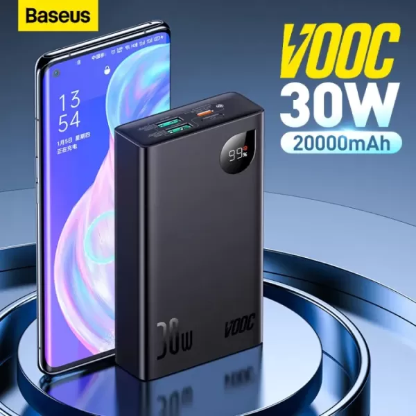 Baseus Adaman2 30W 20000mAh VOOC Power Bank image 3