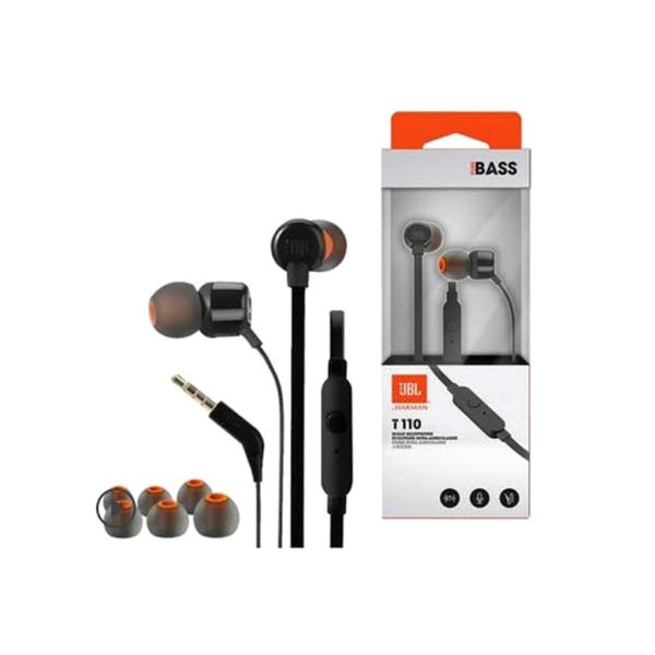 JBL T110 Type Wired Jack type 3.5 mm Bulit-in Microphone