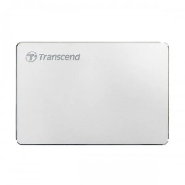 Transcend StoreJet 25C3S 1TB USB 3.1 Gen 1 Type-C Silver External HDD image 2