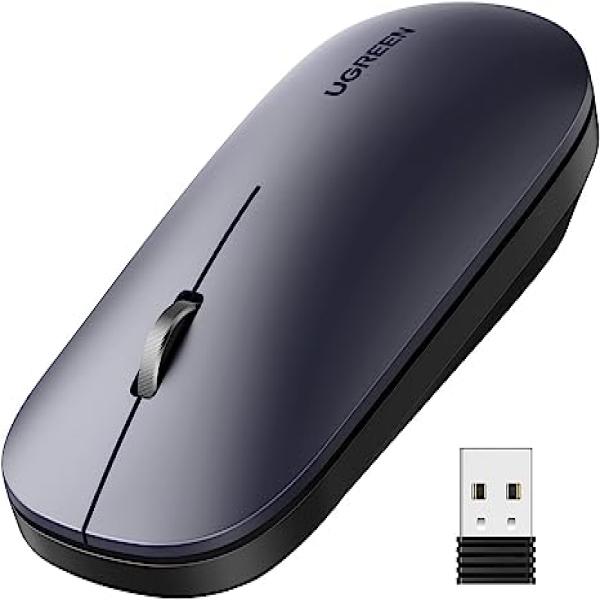 UGREEN MU001 2.4GHz WIRRELESS & BLUETOOTH MUTE MOUSE WITH 4000DPI
