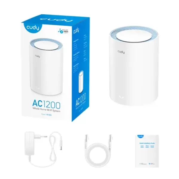 Cudy M1200 AC1200 Whole Home Mesh WiFi Router (1 Pack) image 2