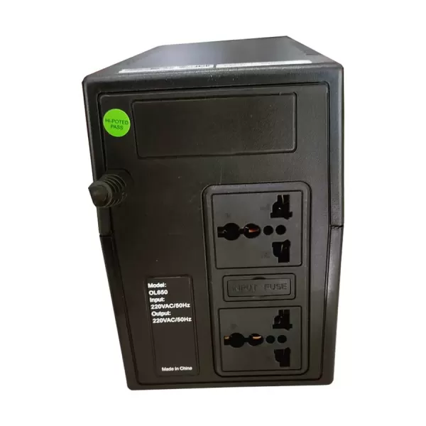 Powerpac 650VA Offline UPS with Plastic Body image 2