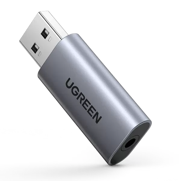 Ugreen USB to Audio Jack USB External Sound Card 3.5mm Audio Adapter image 10