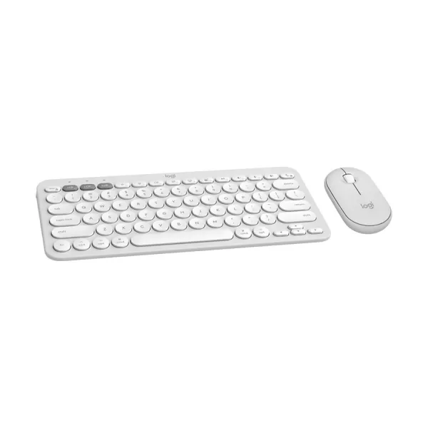 Logitech Pebble 2 Tonal White Bluetooth Keyboard & Mouse Combo image 2