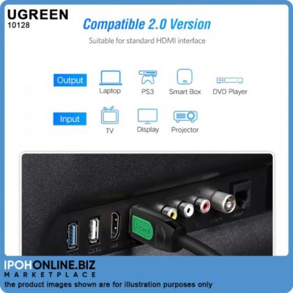 UGREEN HD101 (10130) HDMI Male To Male Cable - 3M image 2