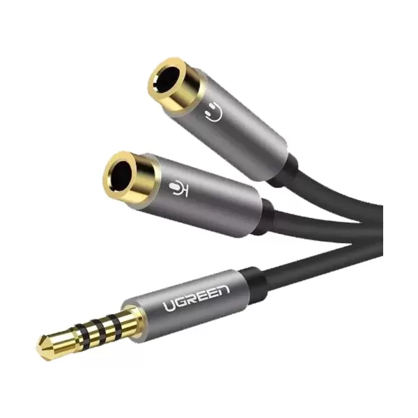 UGREEN 30619 3.5mm Male to Dual 3.5 mm Female Headphone Splitter image 2