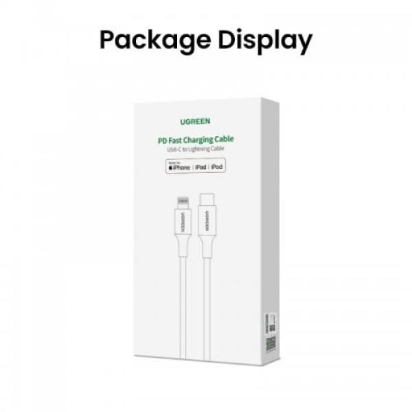 UGREEN 70524 USB-C to Lightning M/M Cable Aluminum Shell Braided 1.5m image 2