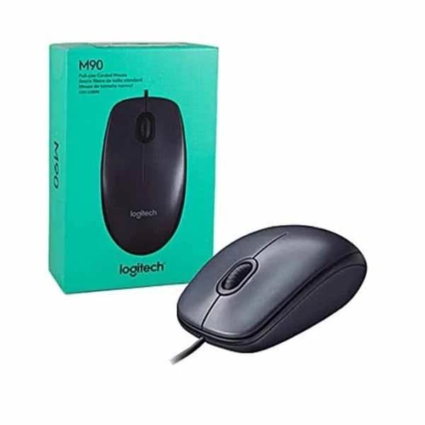 Logitech M90 USB Contoured Shape MOUSE image 2