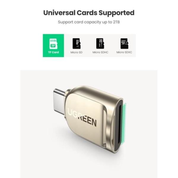 UGREEN CM331 (80124) USB-C TF 3.0 Card Reader image 4