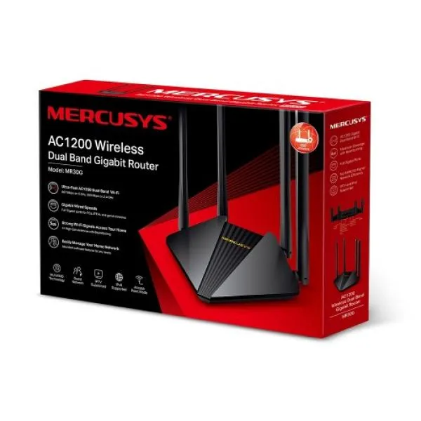 Mercusys MR30G AC1200 Wireless Dual Band Gigabit Router image 4
