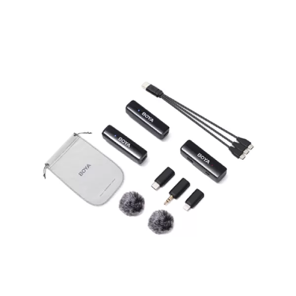BOYA BOYALINK A2 All-in-one Design Wireless Microphone System with