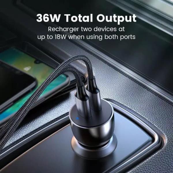 UGREEN CD213 (10144) Fast Car Charger image 3