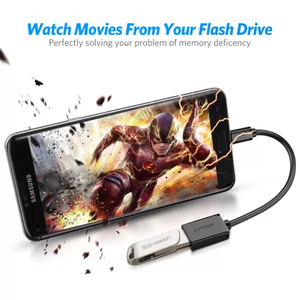 UGREEN US133 Micro USB 2.0 OTG Adapter Cable image 3
