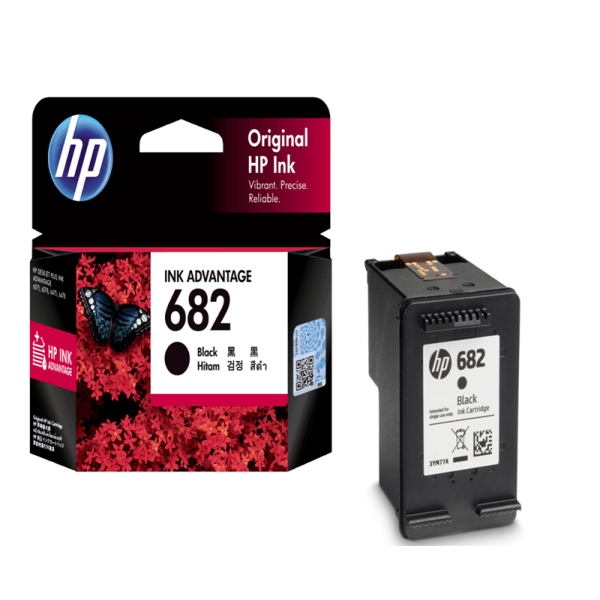 HP 682 Black Original Ink Advantage Cartridge image 2