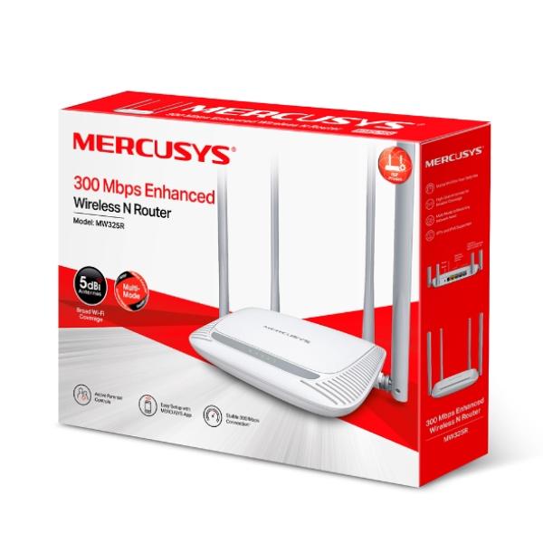Mercusys MW325R 300Mbps 4 Antenna Wireless Router Black image 3
