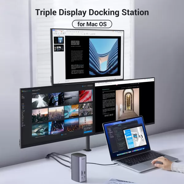 Ugreen CM555 (90325) Revodok Pro 12-in-1 4k HDMI Universal Docking Station image 2