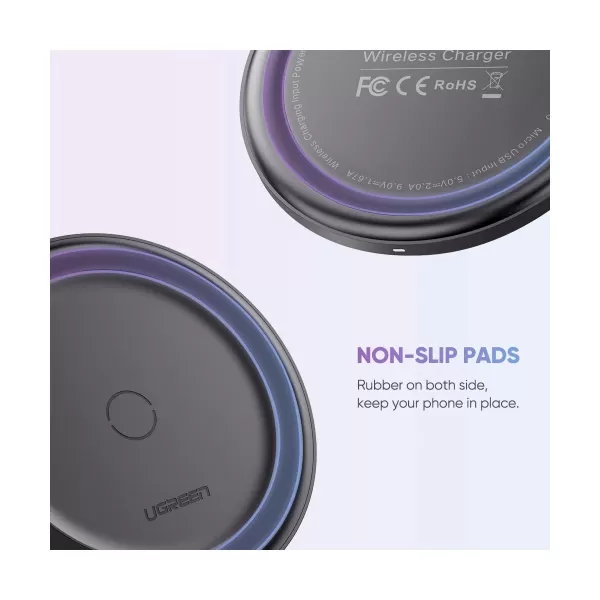 UGREEN ED032 (60470) 10W Qi Wireless Charging Pad image 6