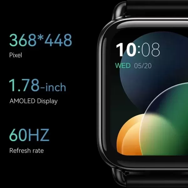 Xiaomi Haylou RS4 Plus AMOLED 60Hz Display Smart Watch image 3