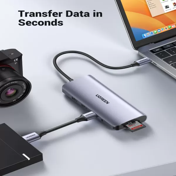 Ugreen CM179 10-IN-1 USB-C Multifunction HUB (80133) image 4