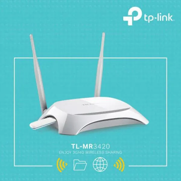 TP-Link TL-MR3420 300Mbps 3G Wireless Router image 2