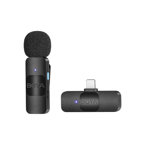 BOYA BY-V1 Ultracompact 2.4GHz Wireless Microphone for IOS device image 3
