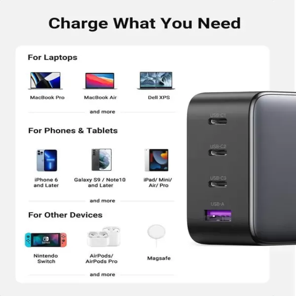 UGREEN 50327 100W Smart Charger EU CD254 image 6