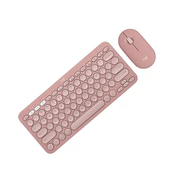 Logitech Pebble 2 Tonal Rose Bluetooth Keyboard & Mouse Combo image 2