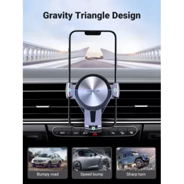UGREEN LP130 (50564) Gravity Drive Air Vent Mount Phone HolderUGREEN LP130 (50564) Gravity Drive Air image 2