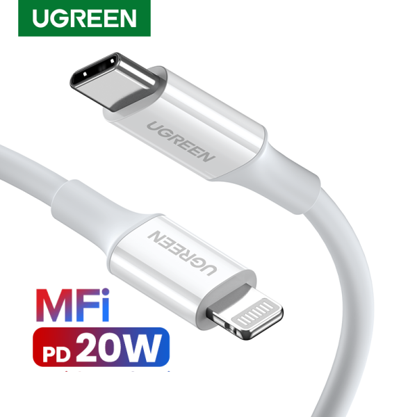UGREEN US171 (60748) 1.5m USB-C to Lightning Nickel Plated Cable image 3