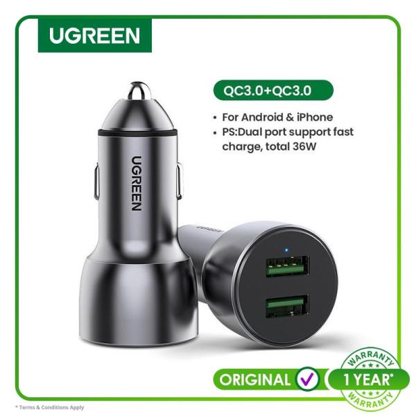 UGREEN CD213 (10144) Fast Car Charger image 2