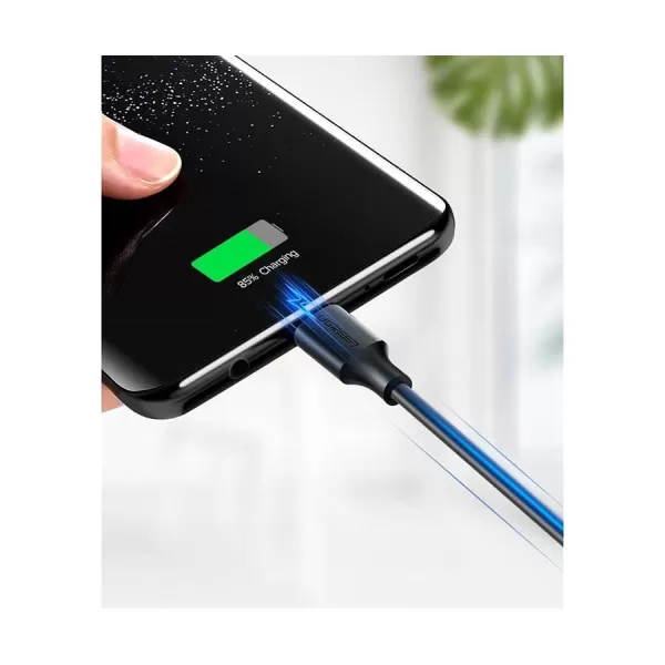 UGREEN 60116 USB-A 2.0 to USB-C Cable Nickel Plating 1m (Black) image 3