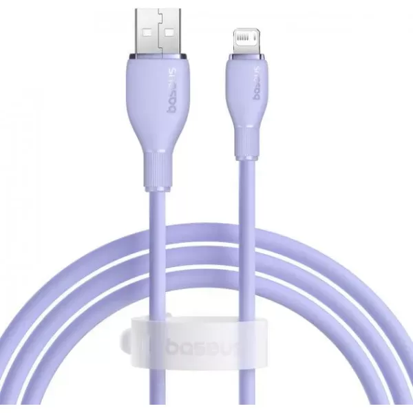 Baseus Lightning Cable Pudding Series 2.4A 1.2 M Purple