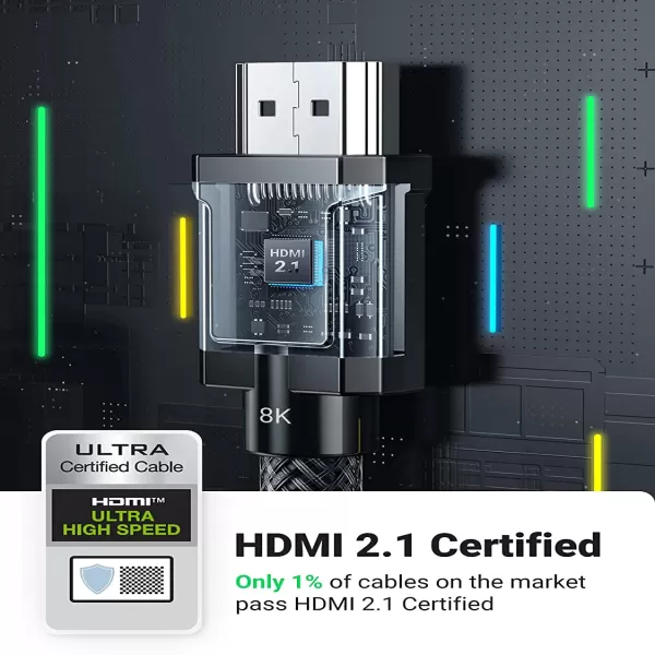 Ugreen HD135 (70321) HDMI Male to Male, 1 Meter, Black Cable image 2