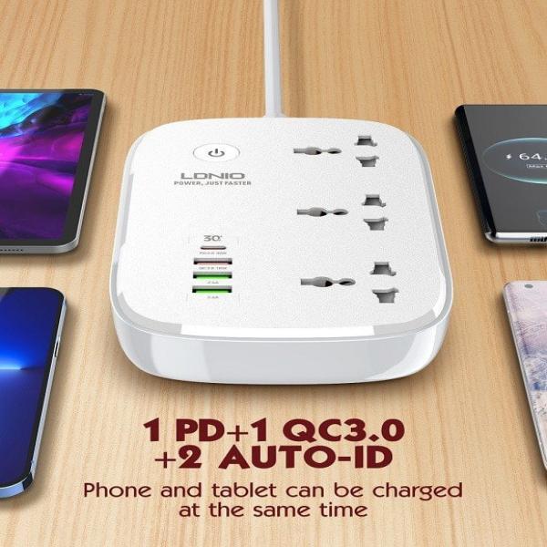 LDNIO WIFI Smart Universal Power Socket SCW3451 image 3
