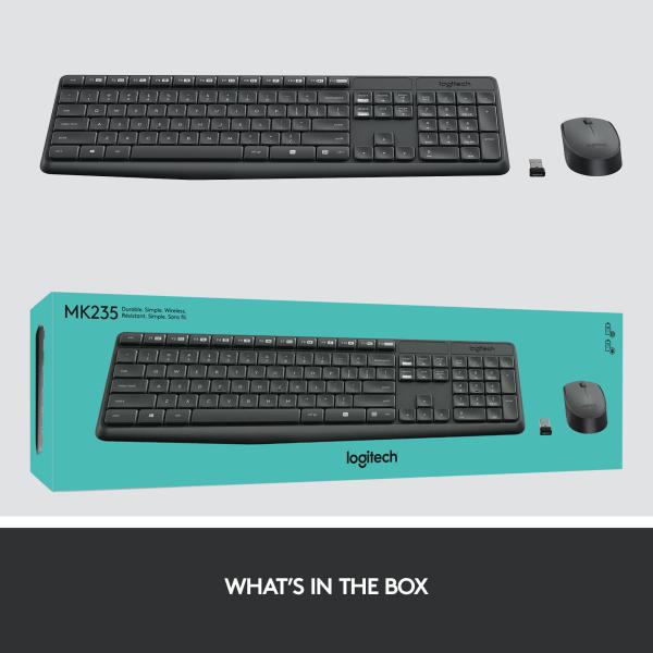 Logitech MK235 Wireless Keyboard and Mouse Combo image 2