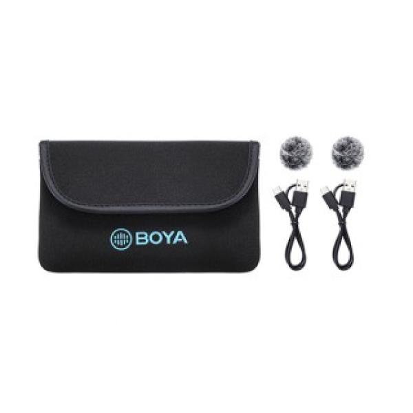 BOYA BY-M1V6 2.4GHz Dual-Channel Wireless Microphone System For IOS Device image 4