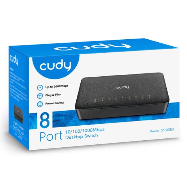 Cudy GS108D 8 Port Gigabit Desktop Switch image 3