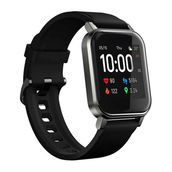 Xiaomi Haylou LS02 Touch Screen Square Shape Smart Watch Black image 3