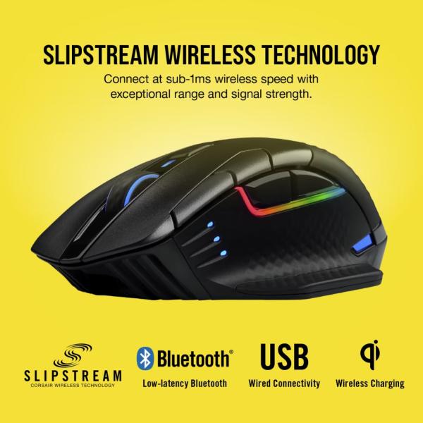 Corsair Dark Core RGB PRO SE Wireless Gaming Mouse image 3