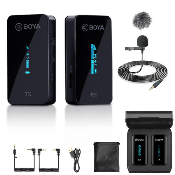 BOYA BY-XM6-K1 2.4GHz Ultra-compact Wireless Microphone System Kit image 2
