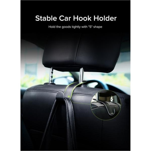 UGREEN 30337 Car Seat Hanger(Black) image 4