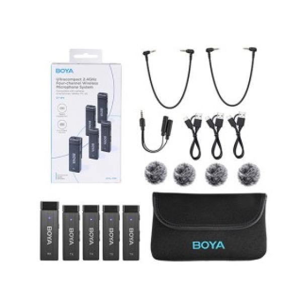Boya BY-W4 2.4GHz Ultracompact Wireless Rechargeable Microphone image 3
