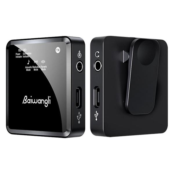 BAIWANGLI SX39 Wireless Lavalier Microphones for IOS and Android, 2.4GHz Dual Professional Lapel Mic image 2