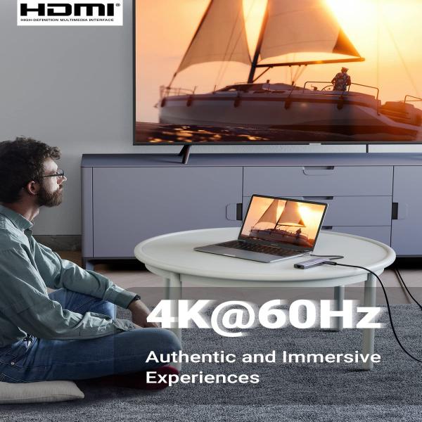 Ugreen CM512 (60515) 7-in-1 4K HDMI USB C Hub image 5
