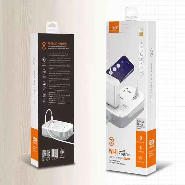 LDNIO WIFI Smart Universal Power Socket SCW3451 image 2