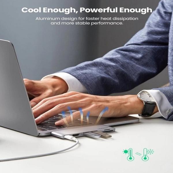 UGREEN CM380 6-in-2 Type-C Hub for MacBook Pro image 2