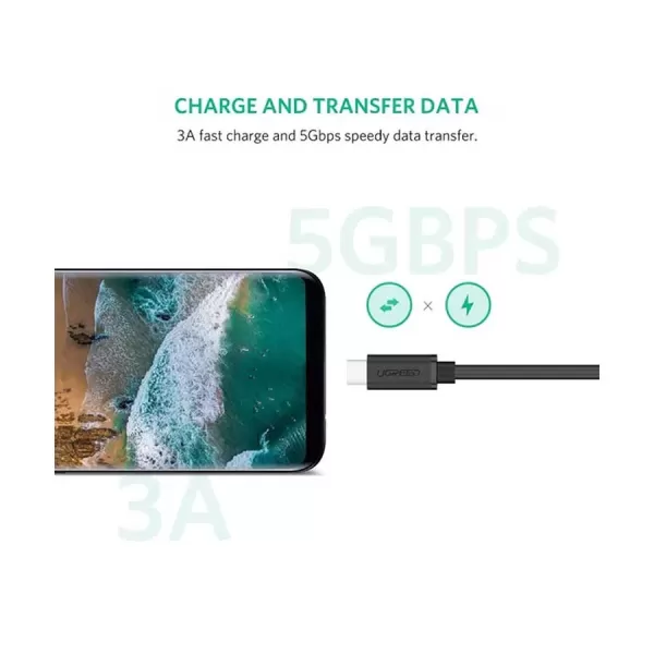 UGREEN ED008 (40574) USB Type-C Male to Female Extension Cable 0.5m image 5