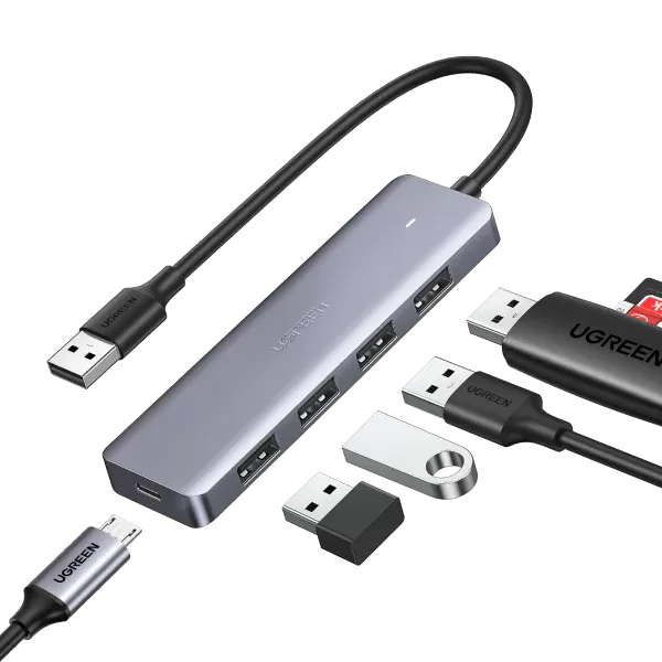 UGREEN CM219 (50985) 4 Ports USB 3.0 Hub image 2