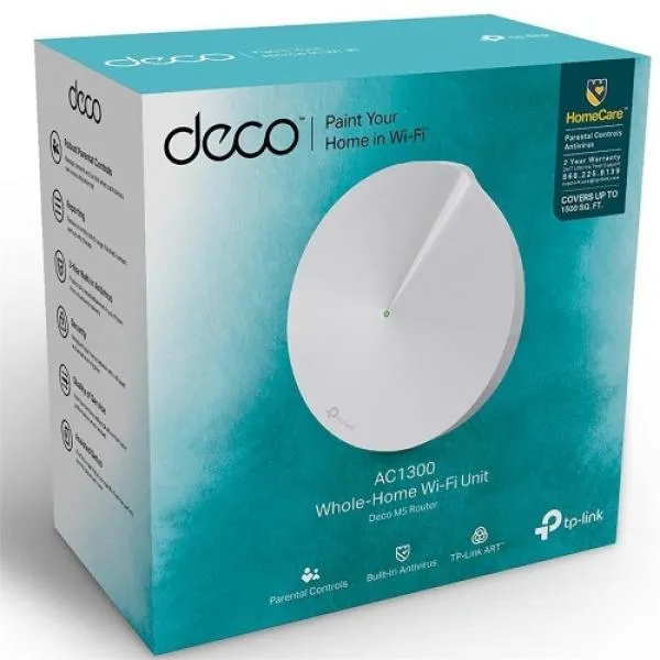 TP-Link Deco M5 AC1300 Secure Whole-Home Wi-Fi Router with Access point [Single Pack] image 2
